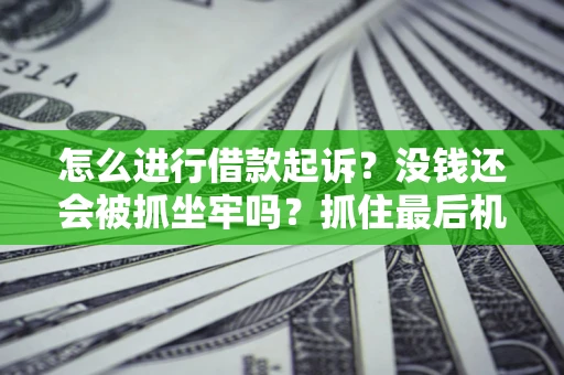 济南怎么进行借款起诉？没钱还会被抓坐牢吗？抓住最后机会！