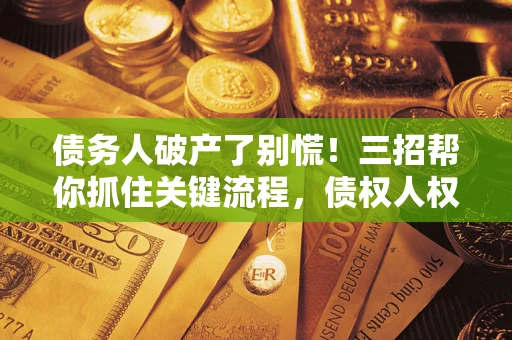 济南债务人破产了别慌！三招帮你抓住关键流程，债权人权益不再缩水