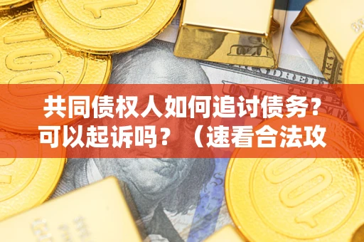 济南共同债权人如何追讨债务？可以起诉吗？（速看合法攻略）