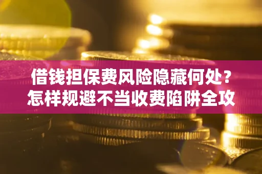 济南借钱担保费风险隐藏何处？怎样规避不当收费陷阱全攻略！