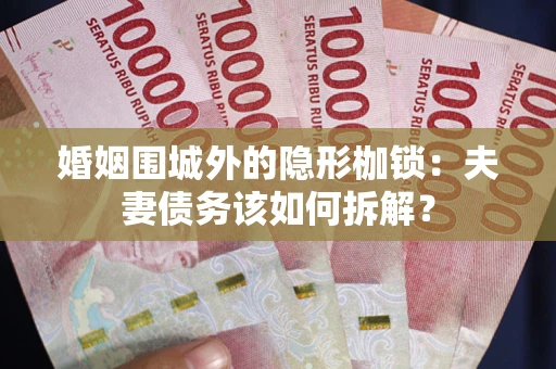 济南婚姻围城外的隐形枷锁：夫妻债务该如何拆解？