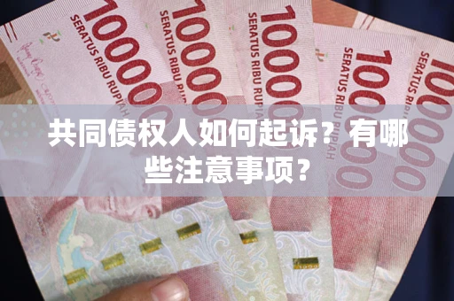 济南共同债权人如何起诉？有哪些注意事项？